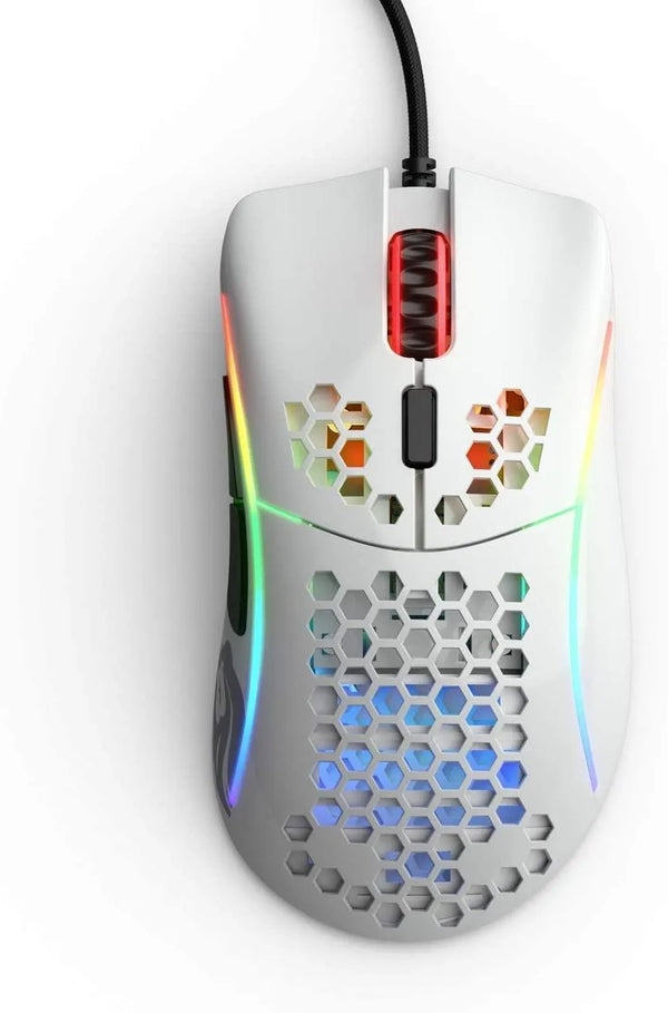 Glorious Model D Minus Wired Gaming Mouse Matte White - Anigma